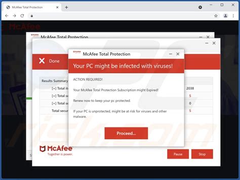 complete pc livesafe scam|McAffee pop up virus warning .
